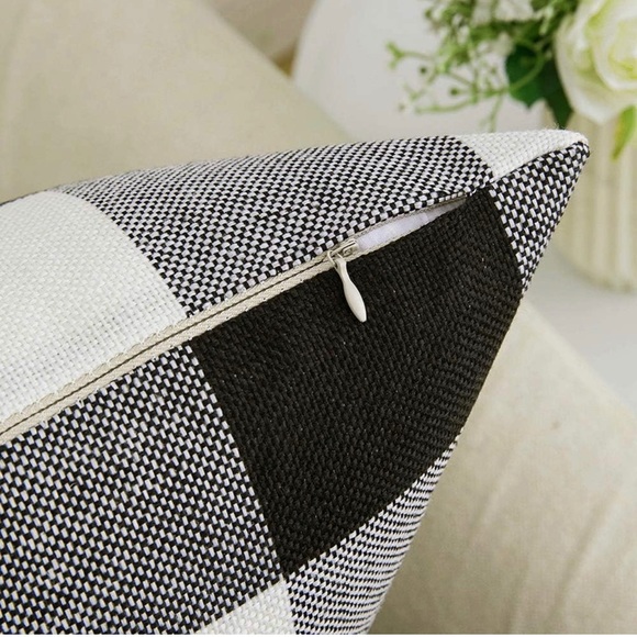 Set of 2 Miulee Buffalo Check Pillow Covers 18” - Picture 2 of 3